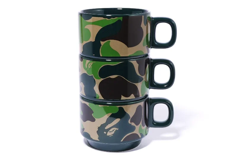 ABC CAMO STACKING MUGS