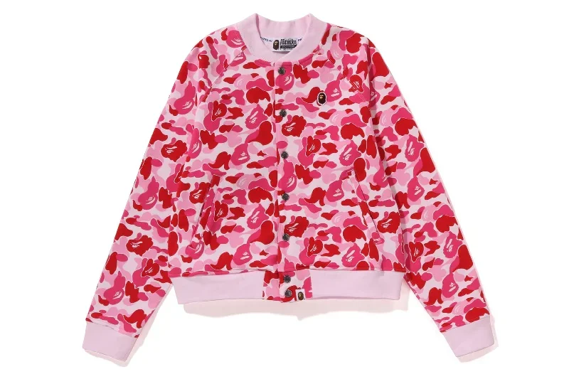 ABC CAMO SWEAT VARSITY JACKET