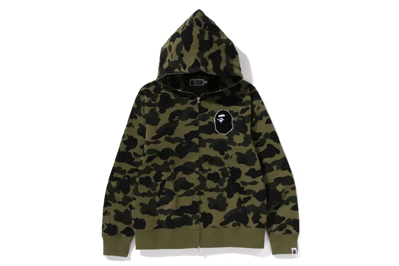 1ST CAMO FULL ZIP HOODIE