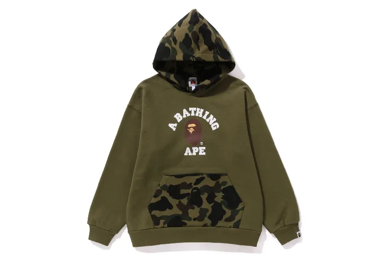 1ST CAMO COLLEGE PULLOVER HOODIE