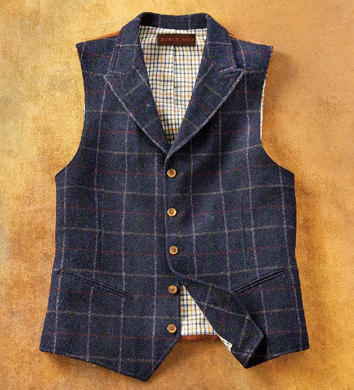 Patrick James Windowpane Vest