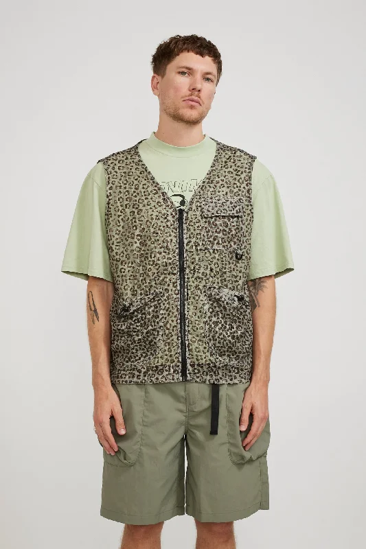 Cheetah Mesh Vest Olive