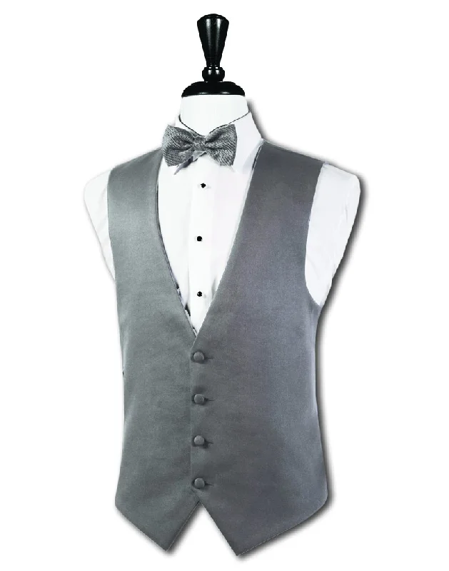 ""Giorgio"" Heather Grey Vest