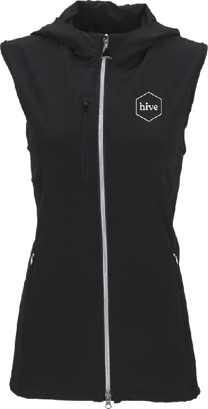 Greg Norman Ladies Windbreaker Full-Zip Hooded Vest