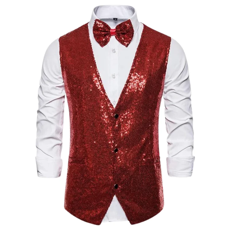 mens-sequin-deep-v-neck-button-basics-vest