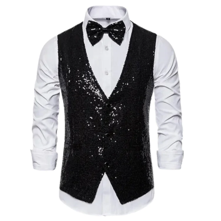 mens-sequin-deep-v-neck-button-basics-vest