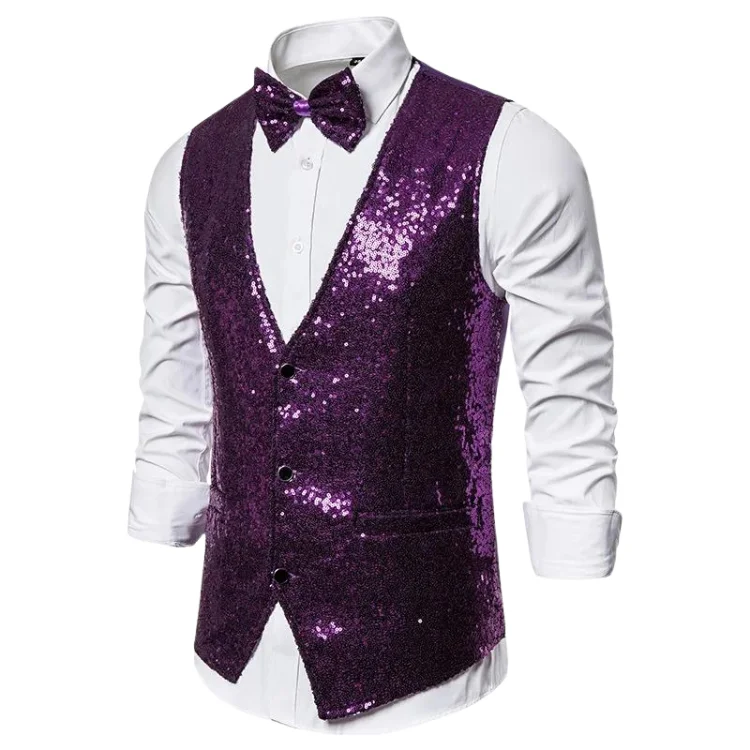 mens-sequin-deep-v-neck-button-basics-vest