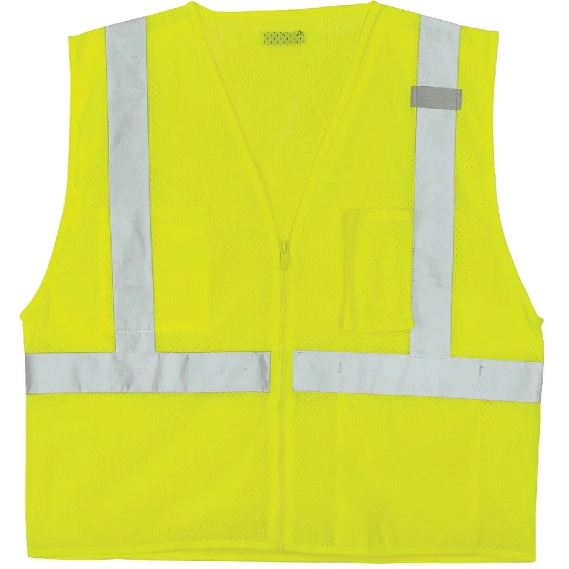 Kishigo ANSI Class 2 Ulta-Cool Mesh 3-Pocket Hi-Vis Safety Vest