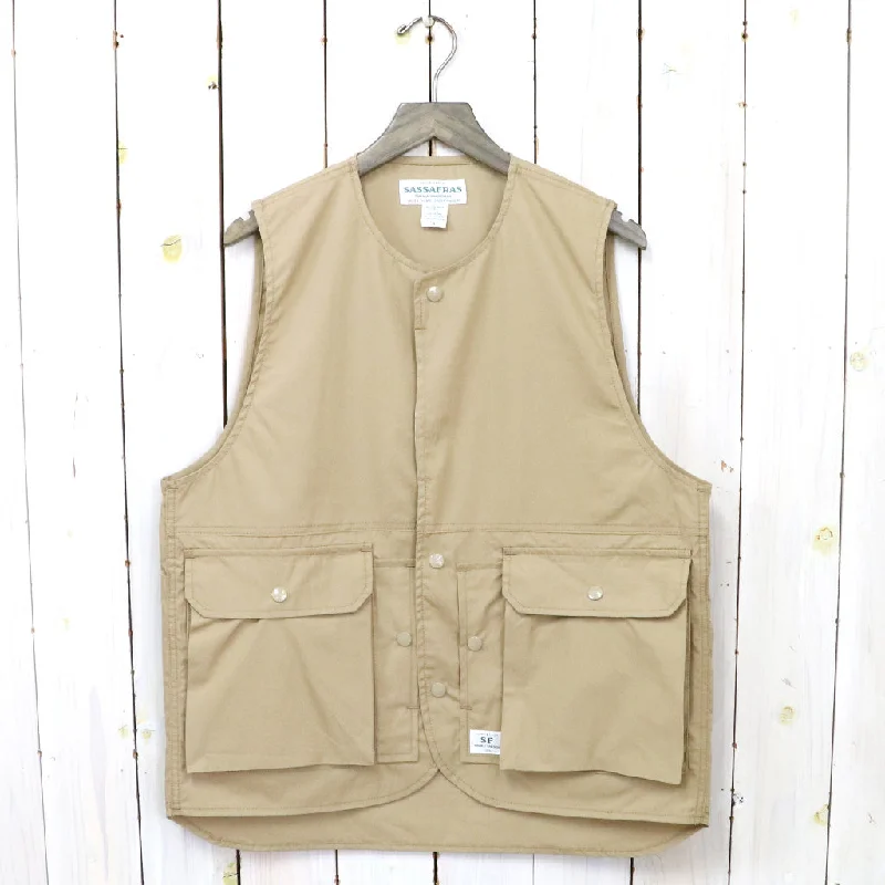 SASSAFRAS『CULTIVATOR VEST(WEATHER)』(BEIGE)