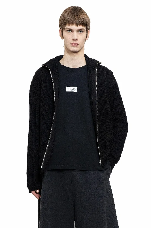 MM6 MAISON MARGIELA MAN BLACK KNITWEAR