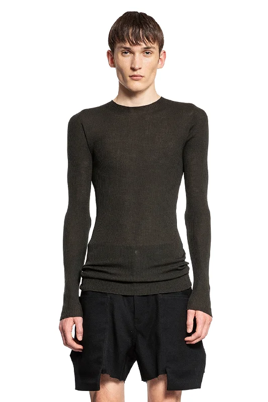 RICK OWENS MAN GREEN KNITWEAR