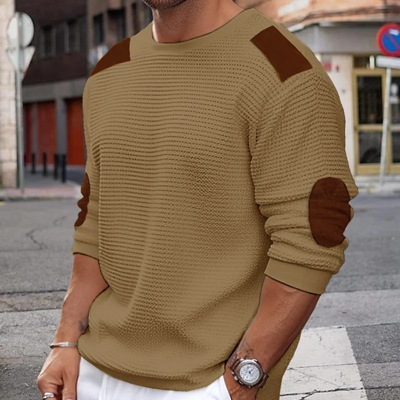 mens-casual-round-neck-long-sleeve-patchwork-slim-pullover-knitted-sweater-02555996m