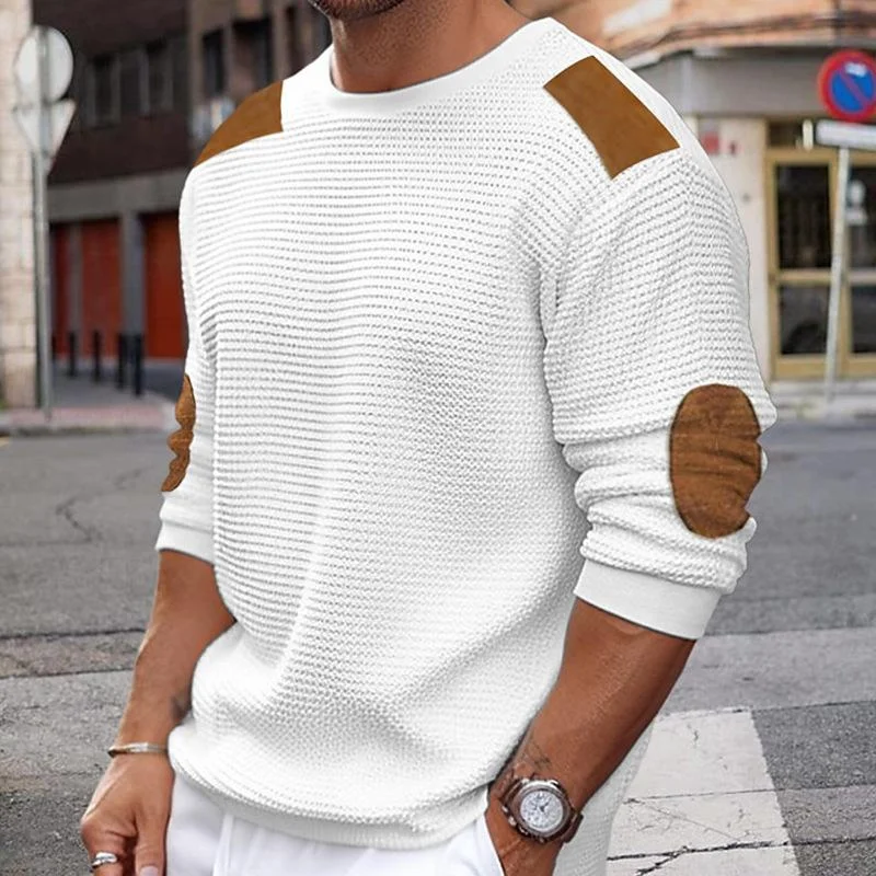 mens-casual-round-neck-long-sleeve-patchwork-slim-pullover-knitted-sweater-02555996m