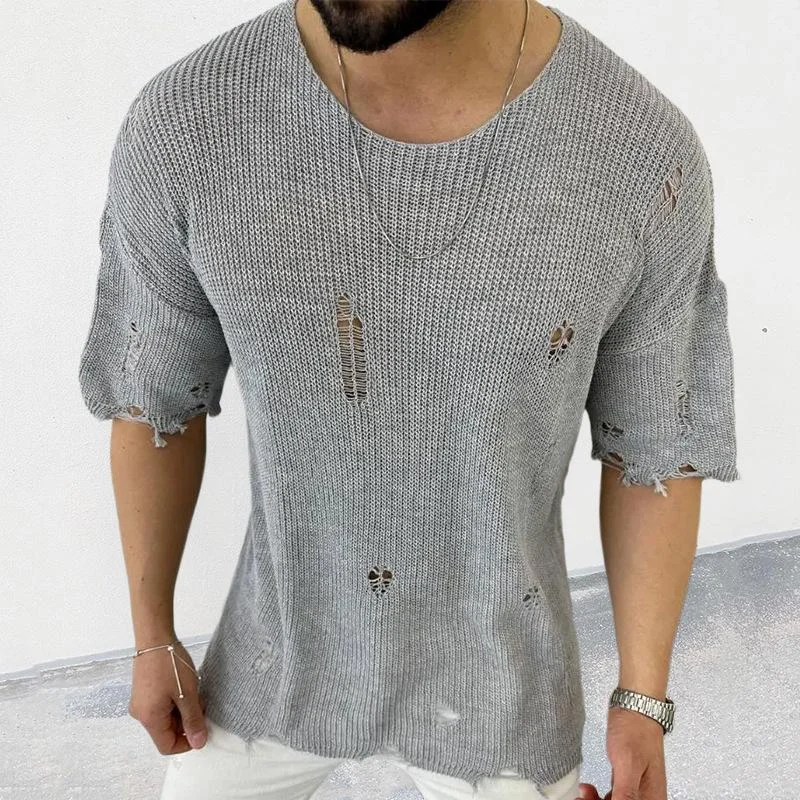 mens-casual-round-neck-short-sleeve-hollow-knit-pullover-sweater-43852441m