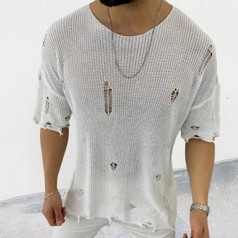 mens-casual-round-neck-short-sleeve-hollow-knit-pullover-sweater-43852441m