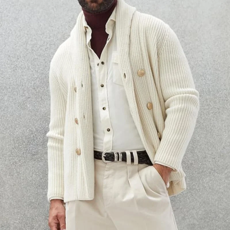 mens-casual-solid-color-lapel-double-breasted-knitted-cardigan-94737821m