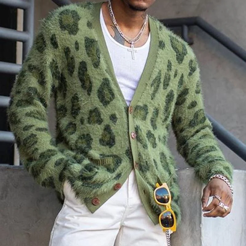 mens-vintage-leopard-v-neck-single-breasted-cardigan-03568715y