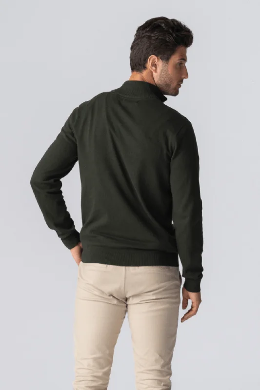 pullover-half-zip-army