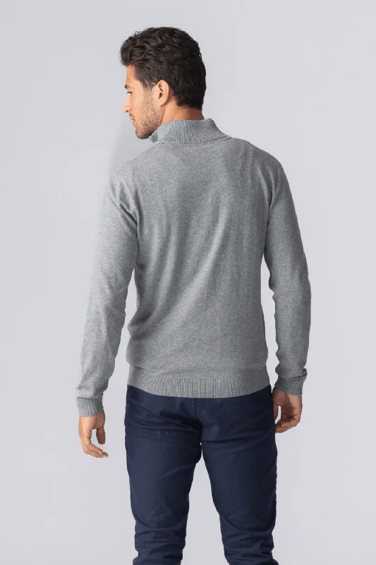 pullover-half-zip-gra-melange