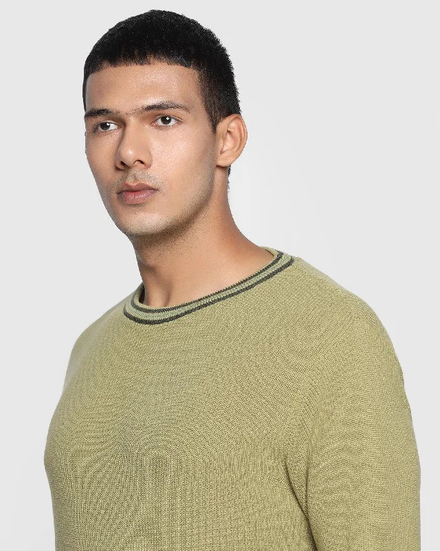 solid-crew-neck-sweater-in-moss-green-bonne