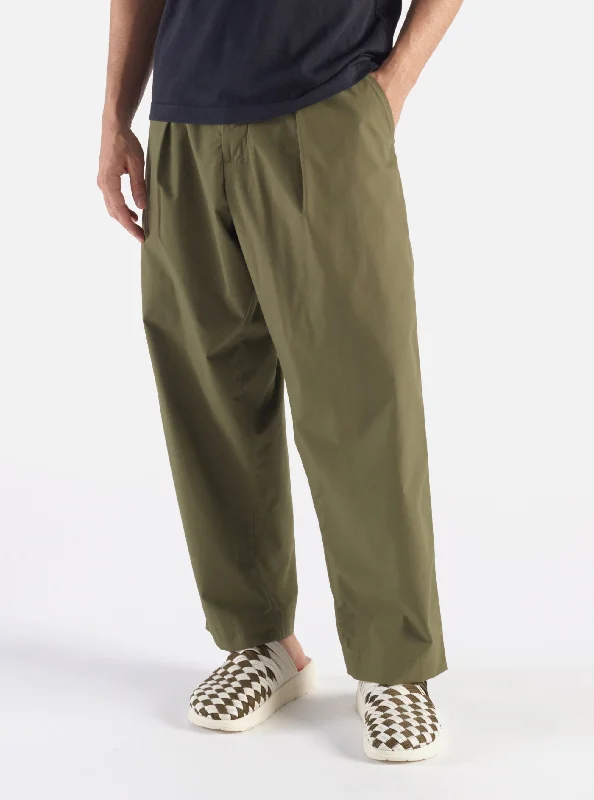 Universal Works Oxford Pant in Olive Recycled Poly Tech