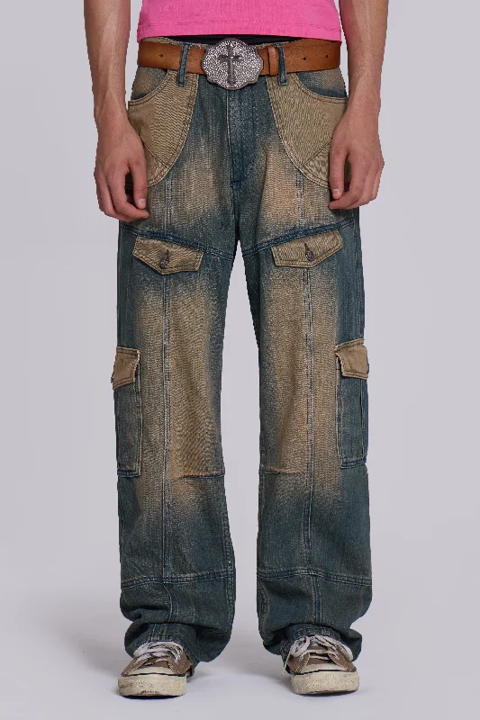 '07 Contrast Cargo Jeans