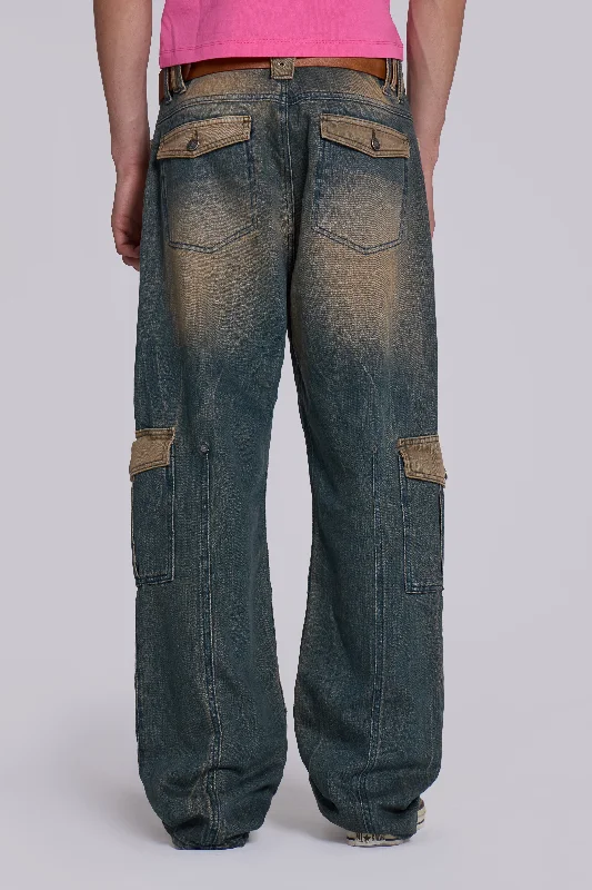 '07 Contrast Cargo Jeans