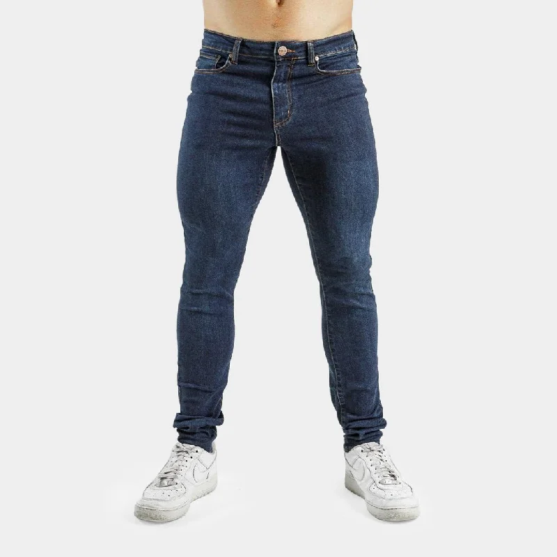 Active Tapered Slim Fit Jeans - Deep Indigo