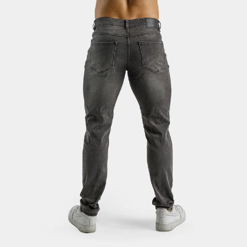 Active Tapered Slim Fit Jeans - Grey