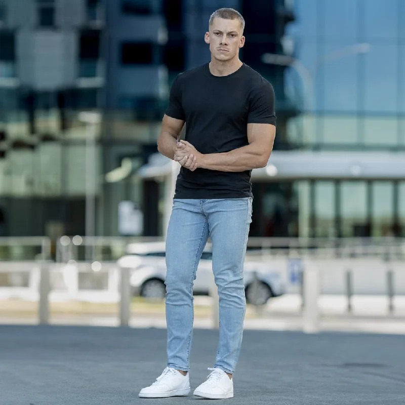 Active Tapered Slim Fit Jeans - Ice