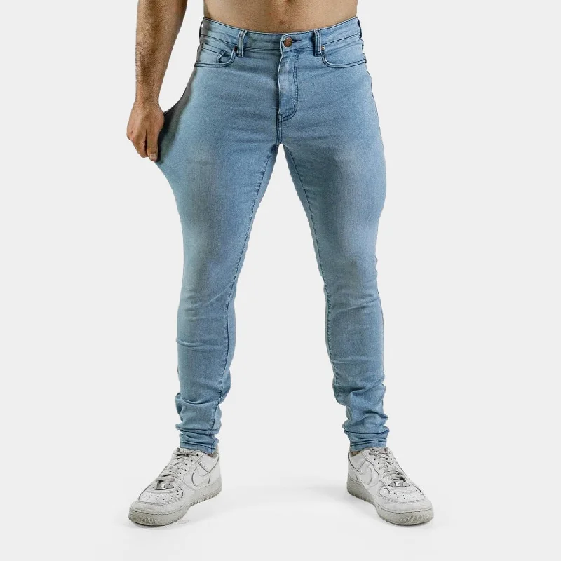 Active Tapered Slim Fit Jeans - Ice