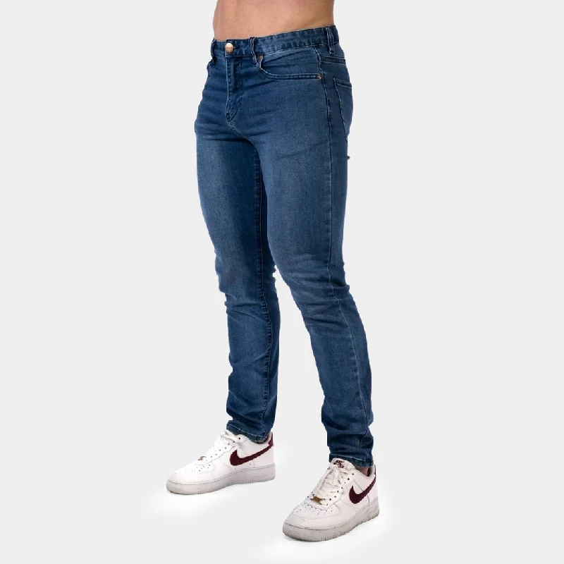 Active Tapered Slim Fit Jeans - Indigo