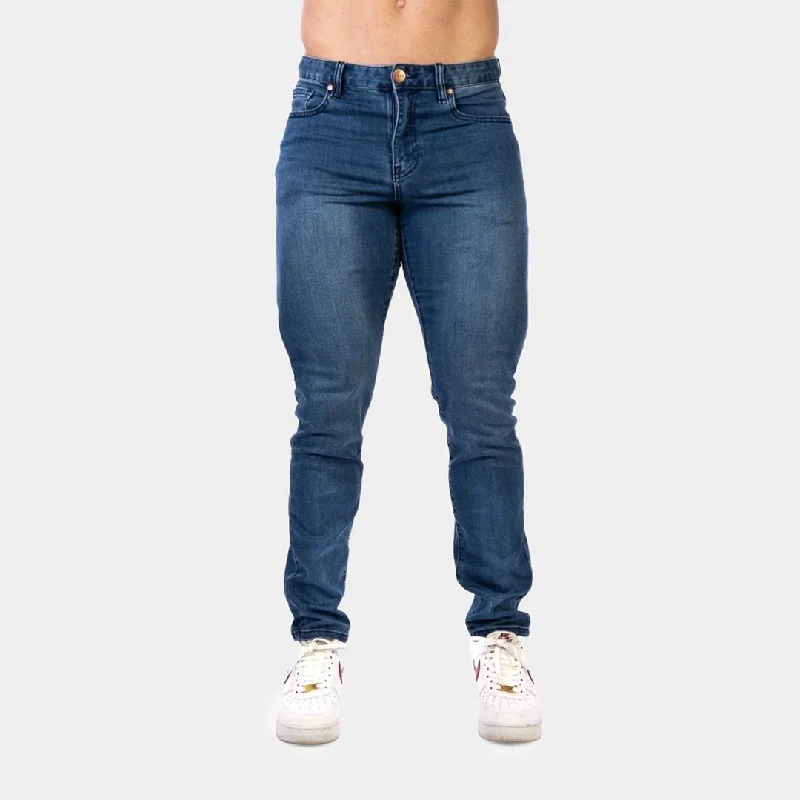 Active Tapered Slim Fit Jeans - Indigo