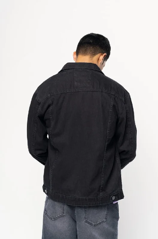 Men's Black Trucker Jacket