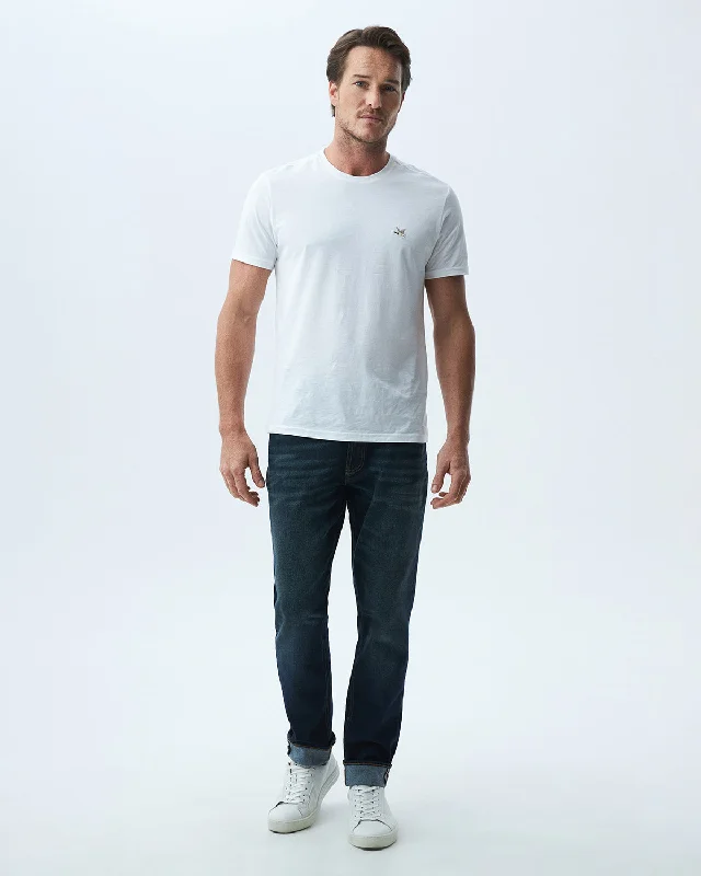 RELAXED FIT HIGH-RISE JEANS IN ULTRA DARK WASH