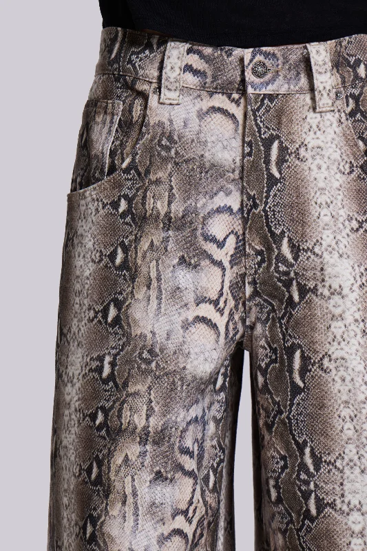 Boa Snake Print Colossus Jeans