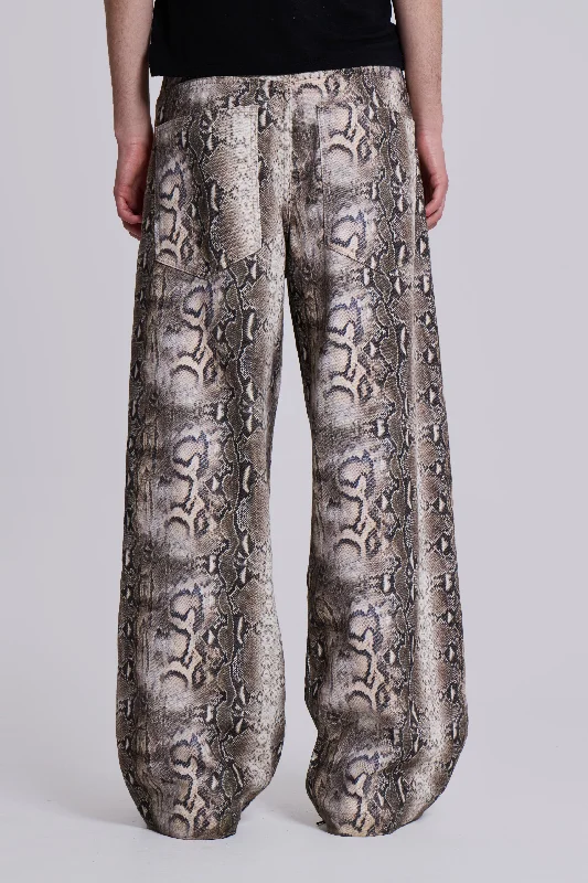 Boa Snake Print Colossus Jeans