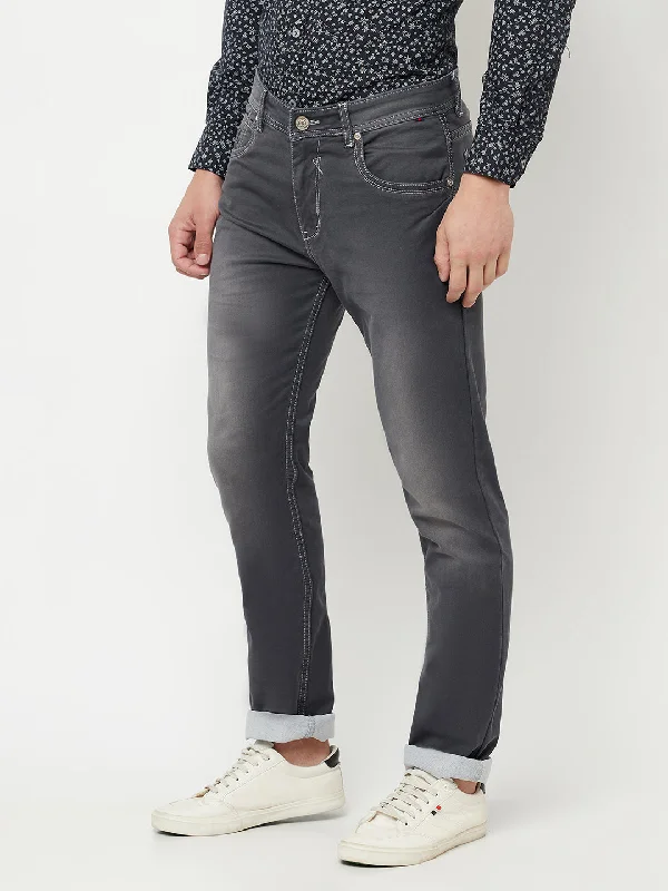 Cantabil Grey Men's Denim