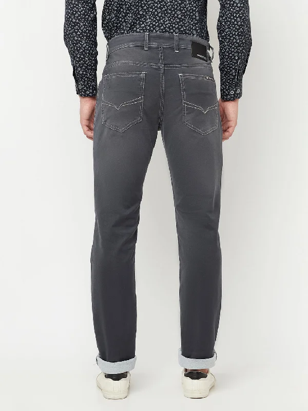 Cantabil Grey Men's Denim