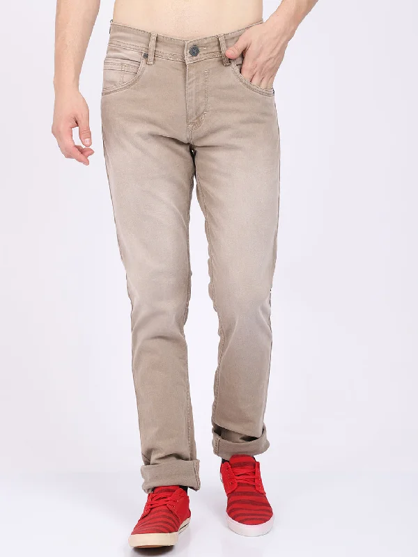 Cantabil Men's Khaki Denim