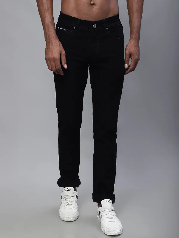 Cantabil Men Black Jeans