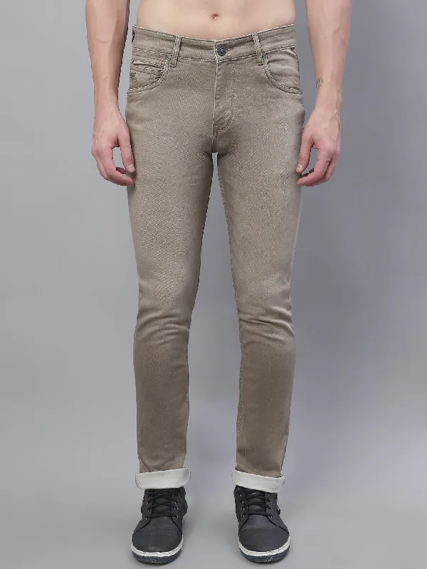 Cantabil Men Beige Jeans