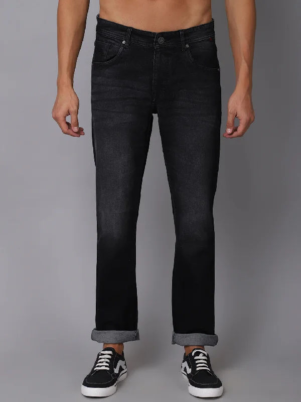 Cantabil Men's Black Jeans