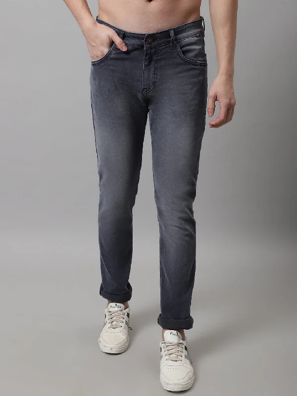 Cantabil Men's Grey Denim