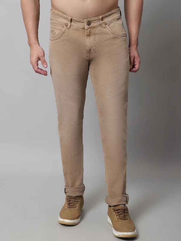 Cantabil Men's Khaki Denim