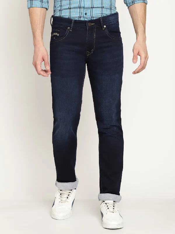 Cantabil Men's Navy Denim