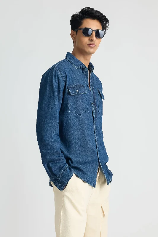 Full Sleeves Classic Denim Men's Shirt