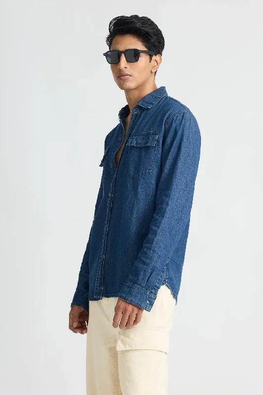 Full Sleeves Classic Denim Men's Shirt