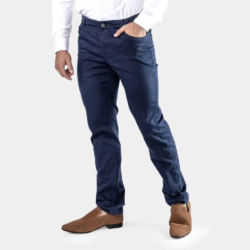 Ultra Stretch Chino Pants - Slim Fit - Navy