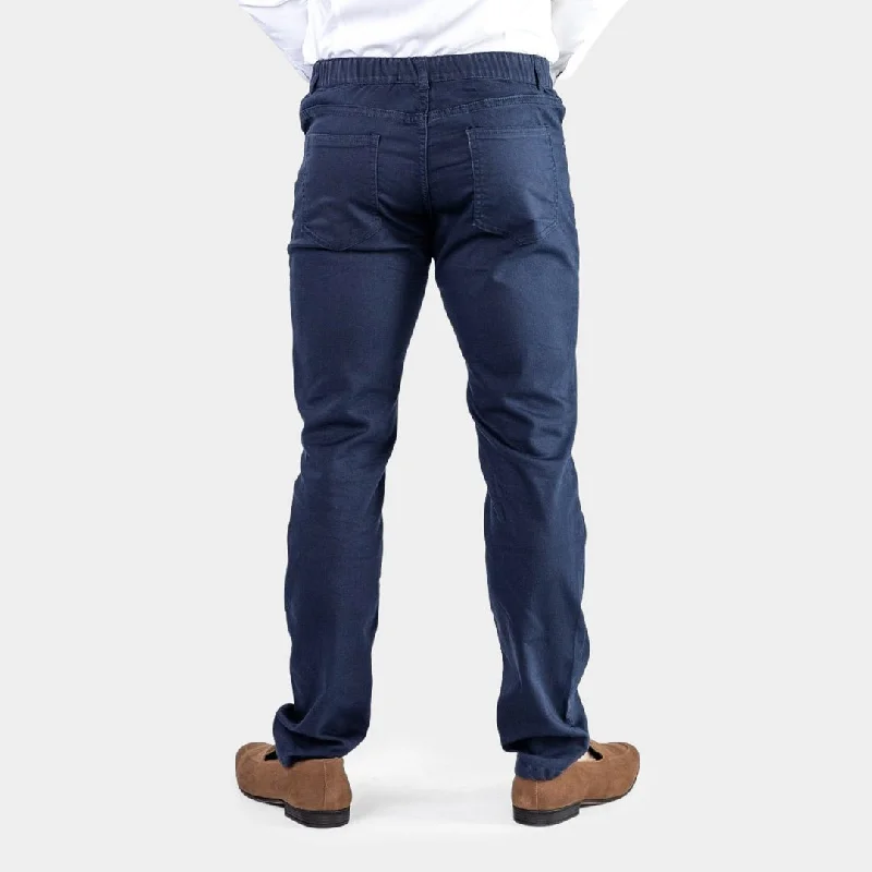 Ultra Stretch Chino Pants - Slim Fit - Navy